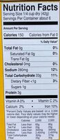 Trader joe's, mushroom & herb risotto - Nutrition facts - en