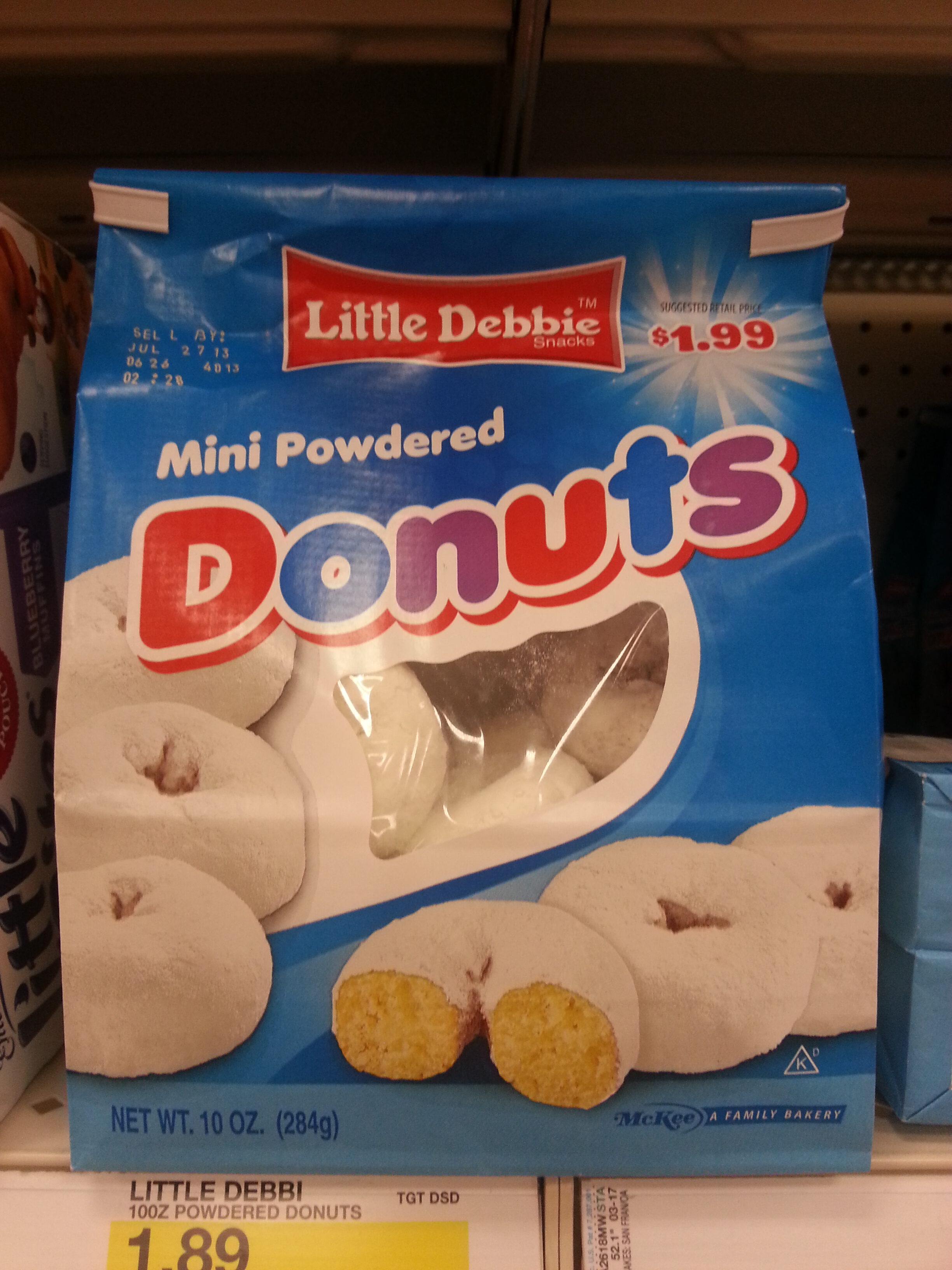 Mini powdered donuts - Product - en