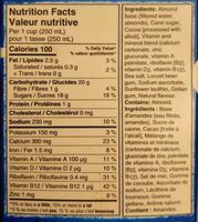 Silk almond - Nutrition facts - en