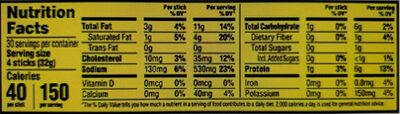 Smoked snack stick - Nutrition facts - en
