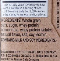 Protein Maple brown sugar - Ingredients - en