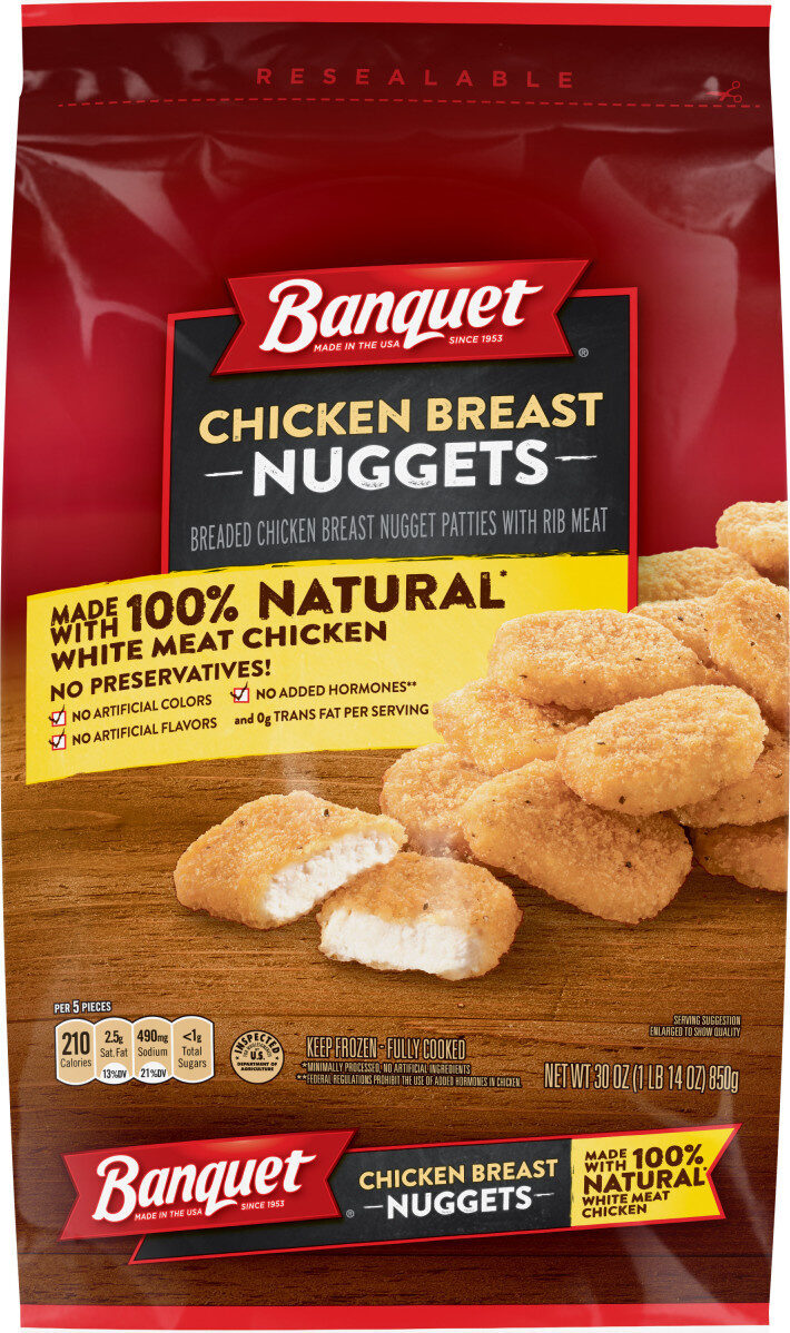 Chicken breast nuggets - Product - en