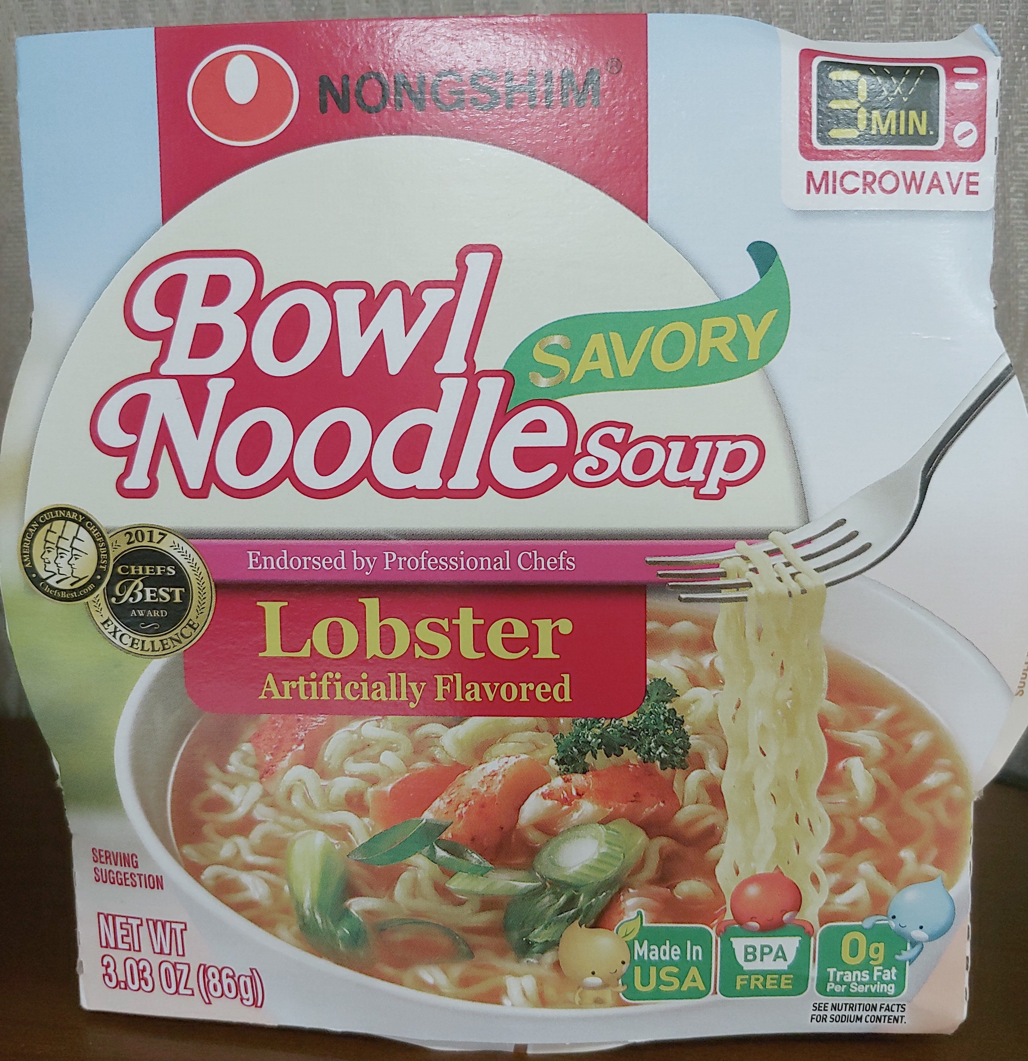 Savory bowl noodle soup, lobster - Product - en