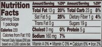 Peanut Butter Cups - Nutrition facts - fr