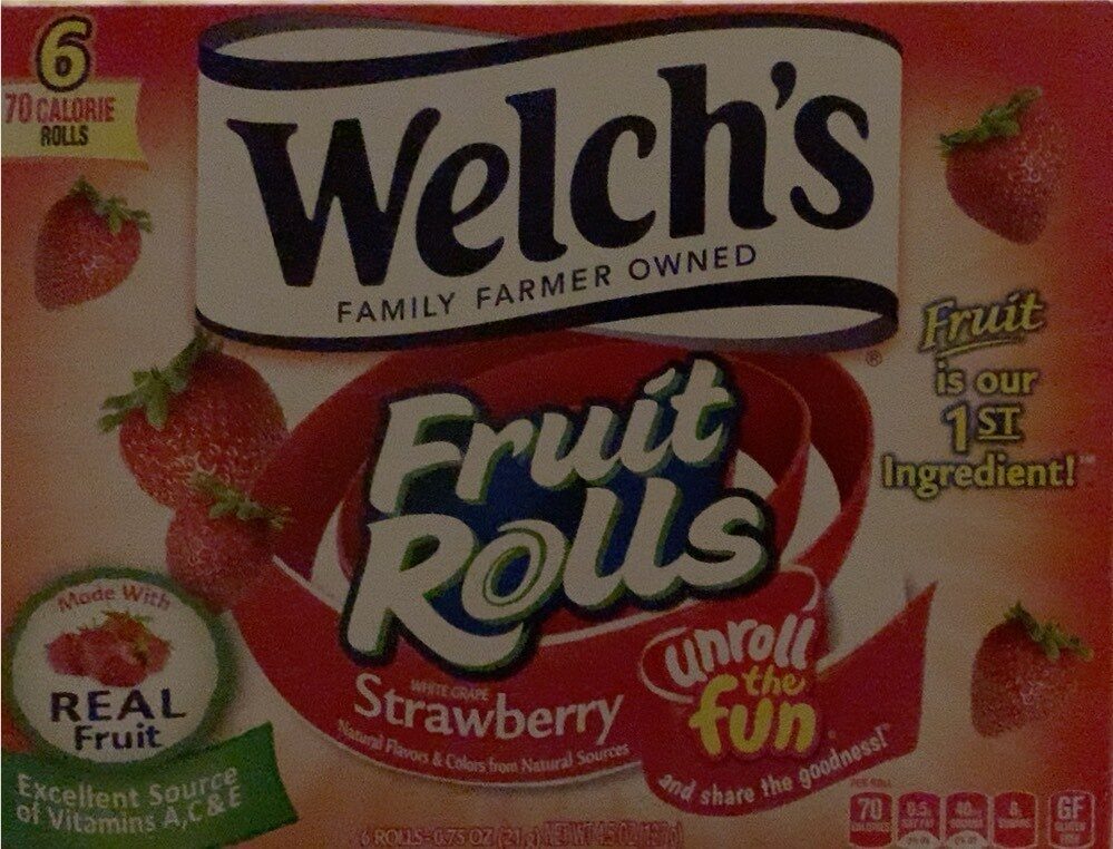 Fruit Rolls Strawberry - Product - en