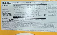 Original deluxe shells & cheese microwave cups - Nutrition facts - en
