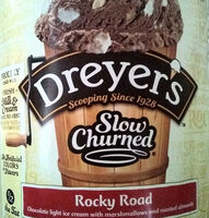 Light ice cream, rocky road - Product - en