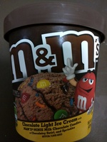 M&m's, light ice cream, chocolate - Product - en