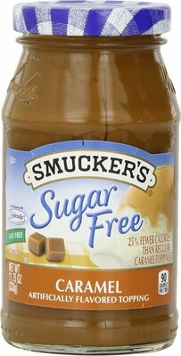 Sugar free caramel flavored topping - Product - en