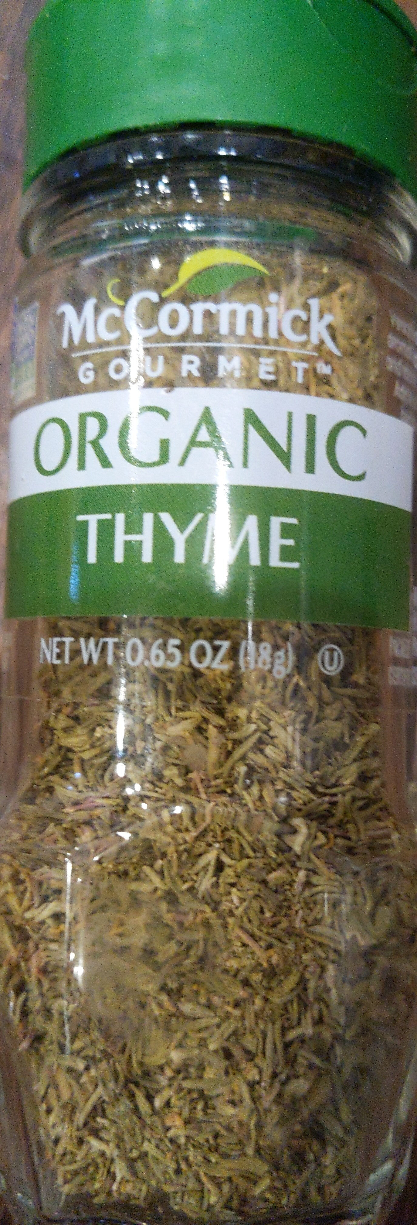 McCormick Gourmet Organic Thyme Leaves - Product - en