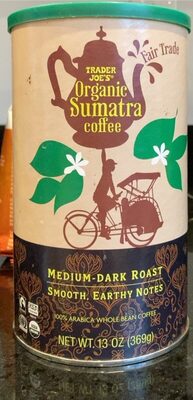 Organic sumatra coffee - Product