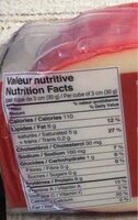 Bergeron classic - Nutrition facts - fr