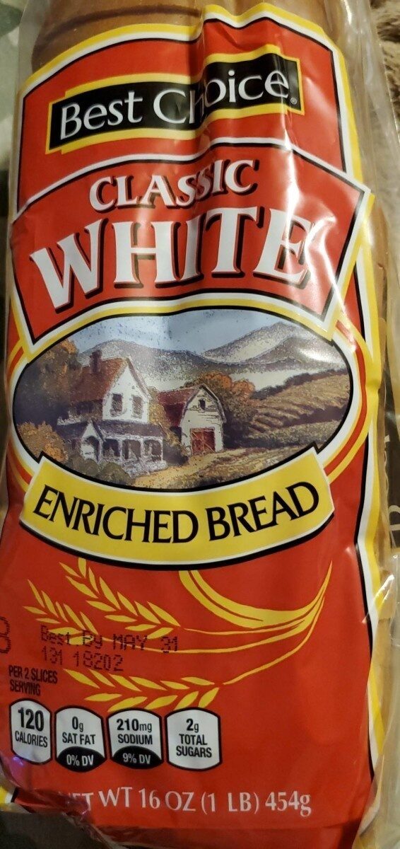 classic white bread - Product - en