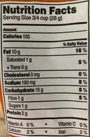 Cheez puffs jalapeno - Nutrition facts - fr