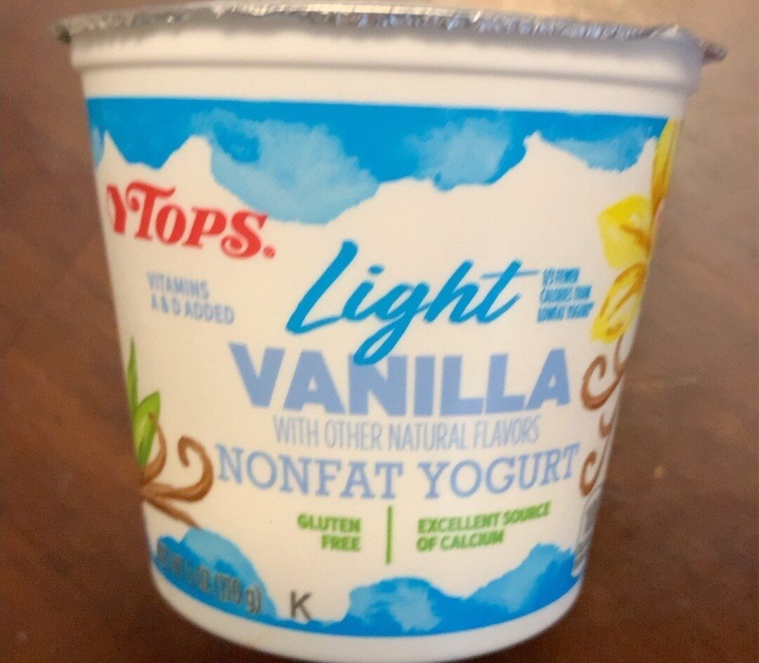 Vanilla light nonfat yogurt - Product - en