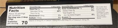 Queso Cheese Dip - Nutrition facts - en
