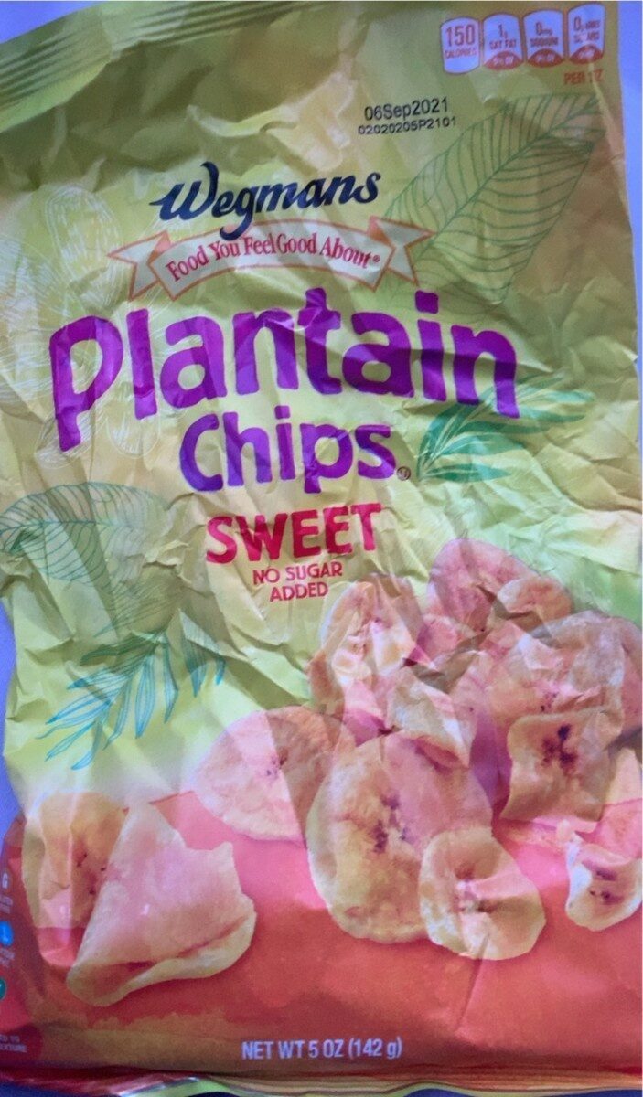 Plantain chips sweet no sugar added - Product - en
