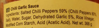 Chilli Garlic Sauce - Ingredients - en