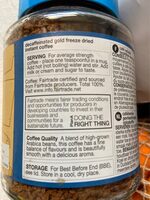 Gold decaf - Nutrition facts - en