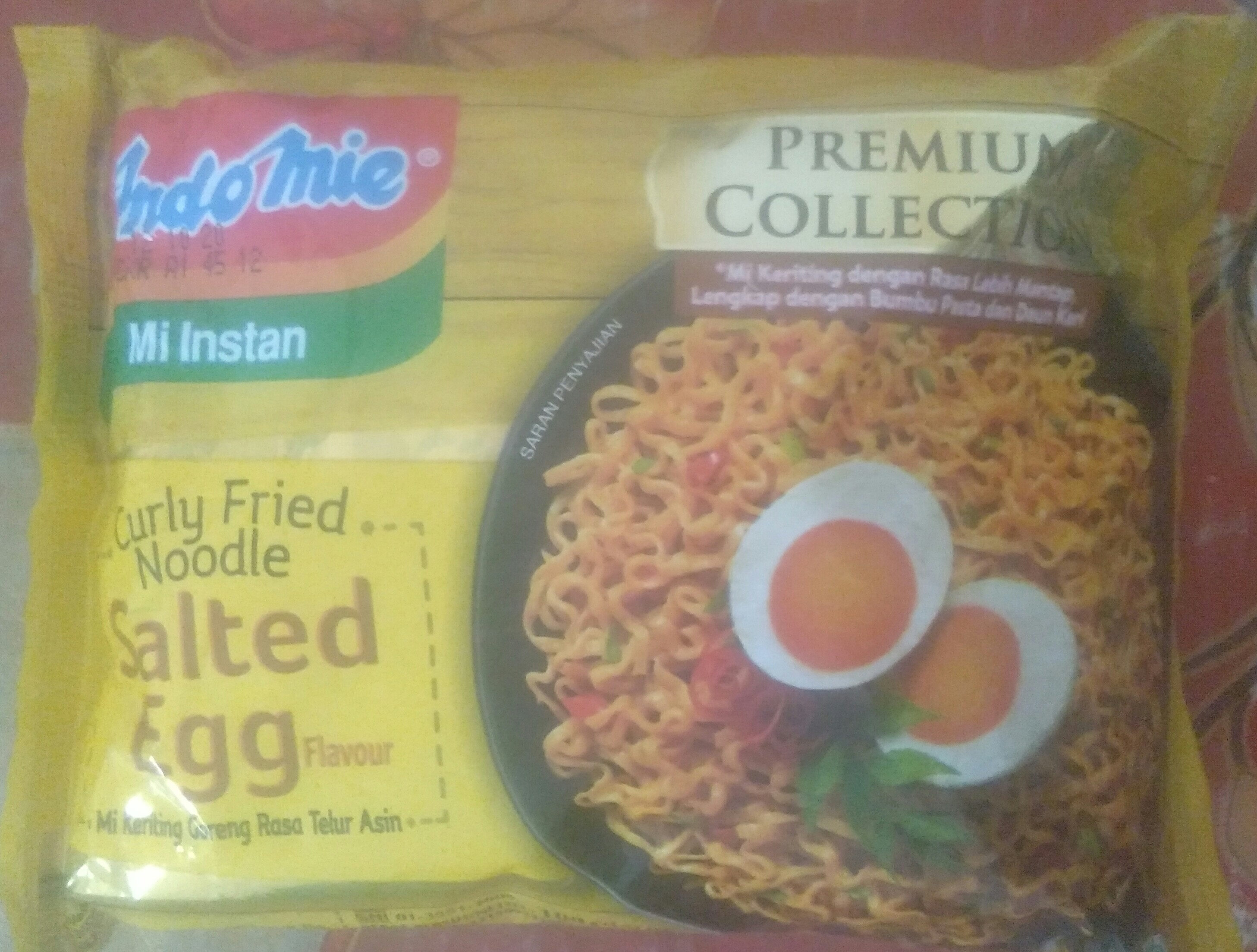 Indomie Mi instant curly fried noodle salted egg flavour - Product - en
