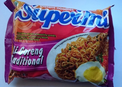 Supermi Mi goreng Traditional Instant Noodles - Product
