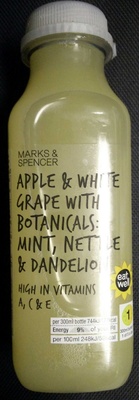 Apple & White Grapes with botanicals: Mint, Nettle & Dandelion - Product