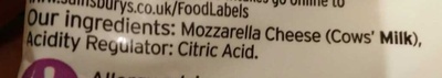 Mozzarella - Ingredients - en