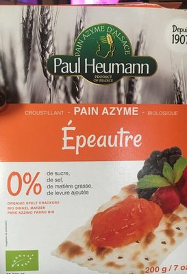 Pain Azyme épeautre - Product - fr