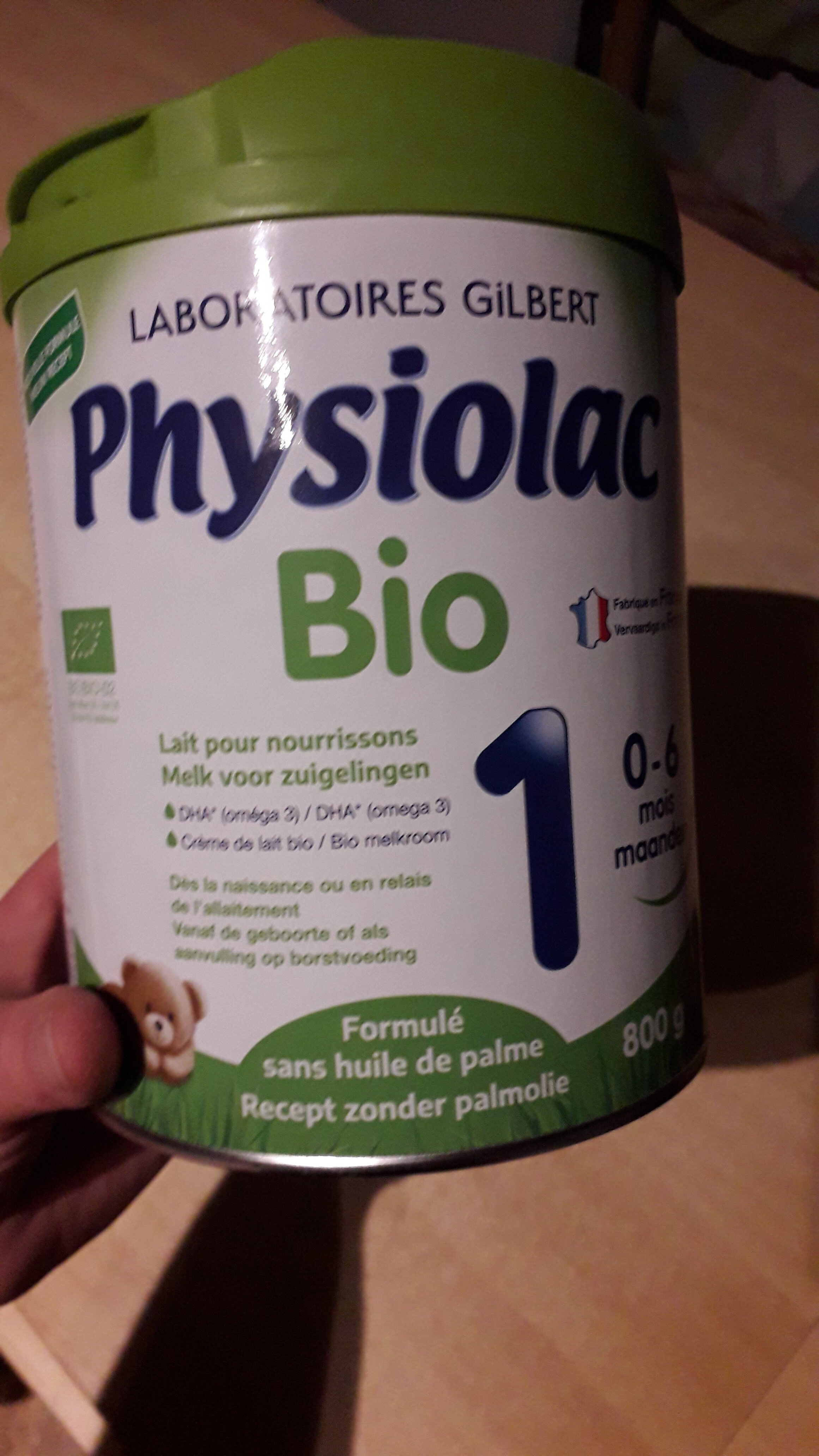 Physiolac bio 1 (0-6 mois) - Product - fr
