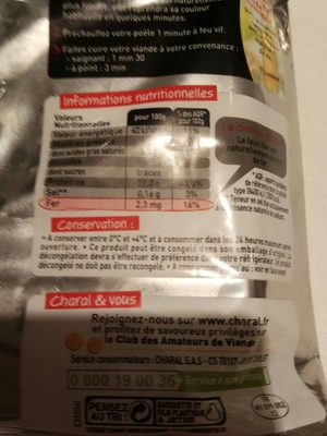 Faux filets - Ingredients - fr