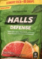 Defense Cough Drops Assorted Citrus 1X80 1N - Product - en