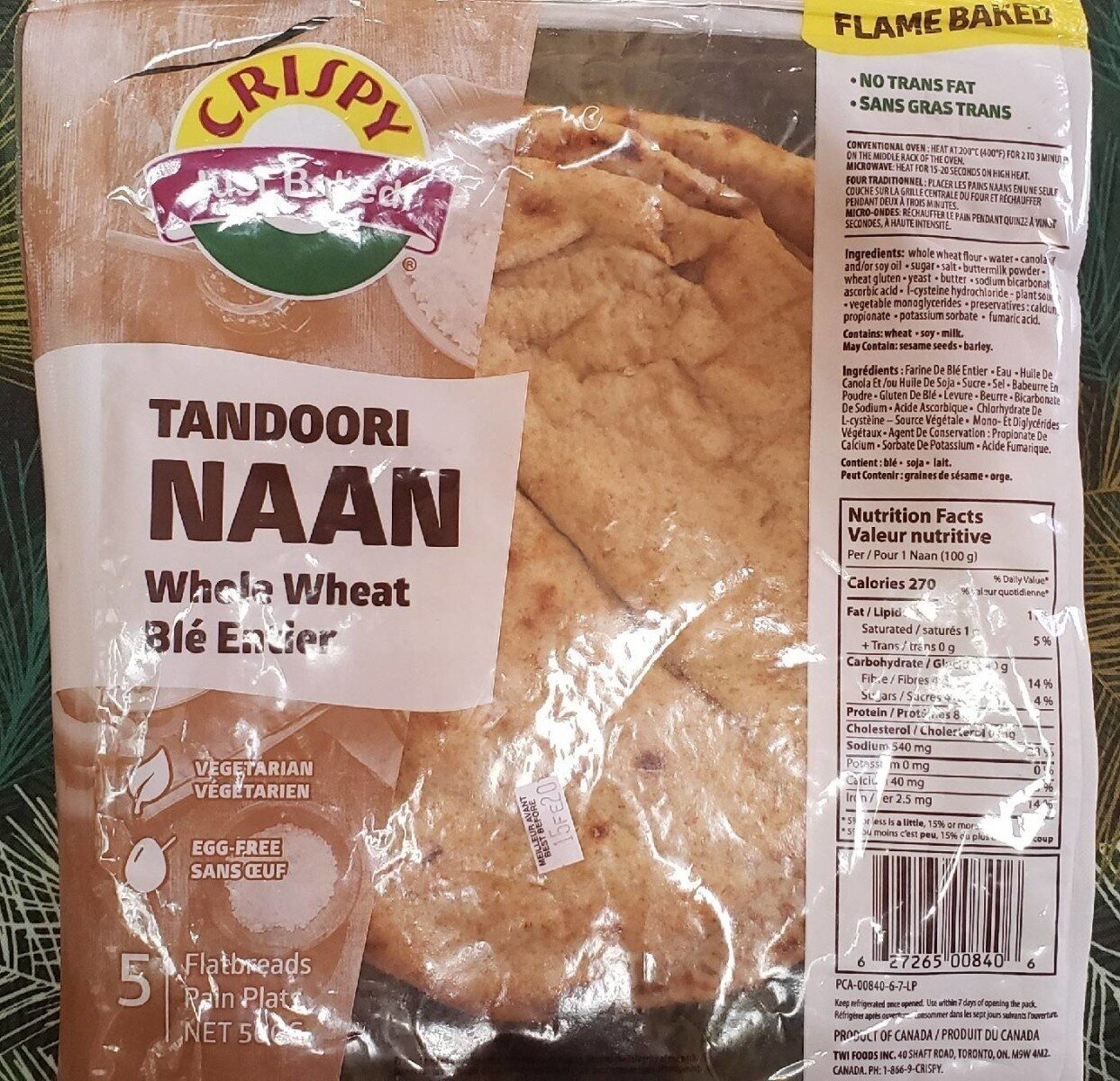 Tandoori naan - Product - fr