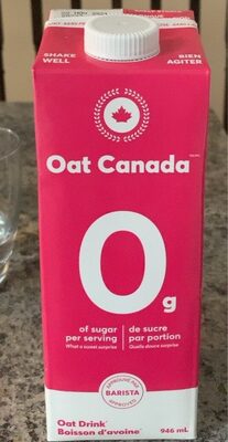 Oat Canada Zero Sugar Oat Drink - Product - fr