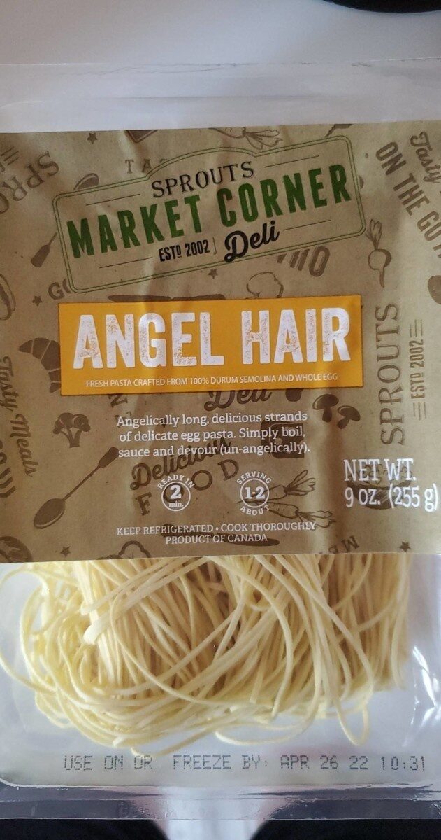 Market Corner Angel Hair Pasta - Sprouts - 9 oz