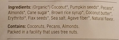 Coconut Keto Clusters - Ingredients - en