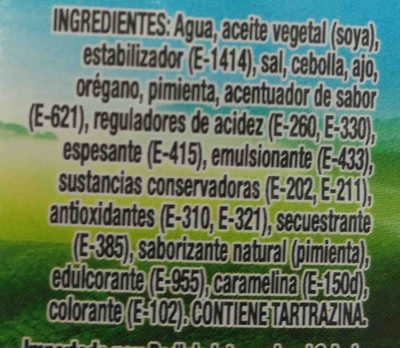 Hartson's - Ingredients
