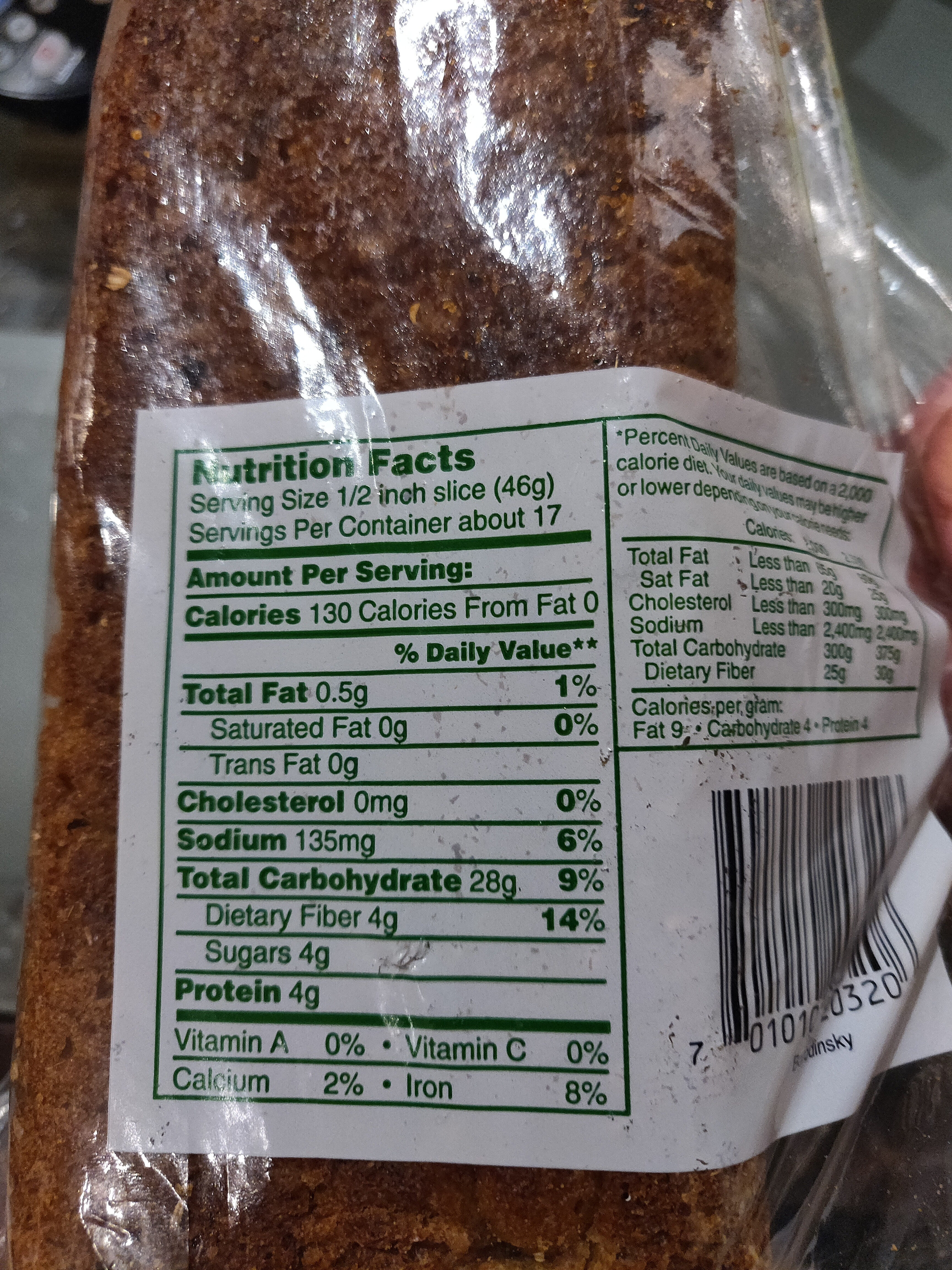 Borodinsky Bread - Ingredients - en