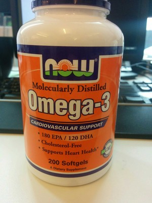 Now Omega-3 Fish Oil Concentrate - 1