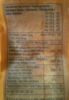 Pre-cooked yellow corn meal - Nutrition facts - en