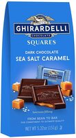 Dark and caramel sea salt chocolate squares - Product - en