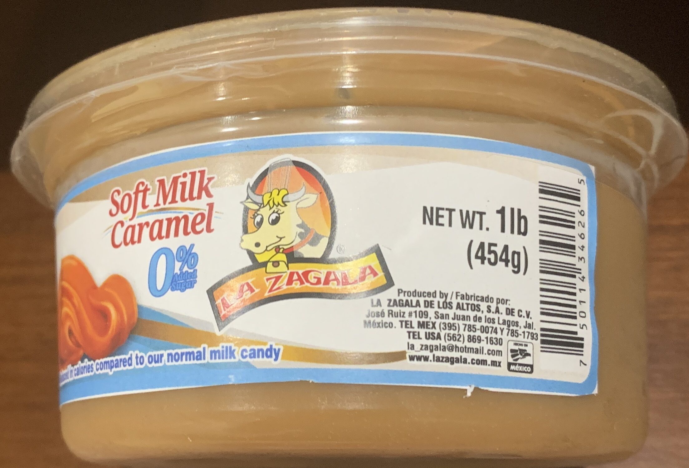 Soft Milk Caramel 0% added sugars - Product - es