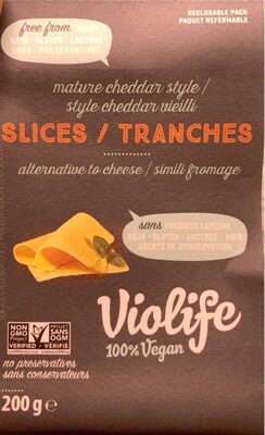 Mature Cheddar Style Slices - Product - en