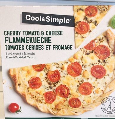 Flammekueche tomates cetises et fromage - Product - fr