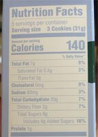 Cookie Butter - Nutrition facts - en