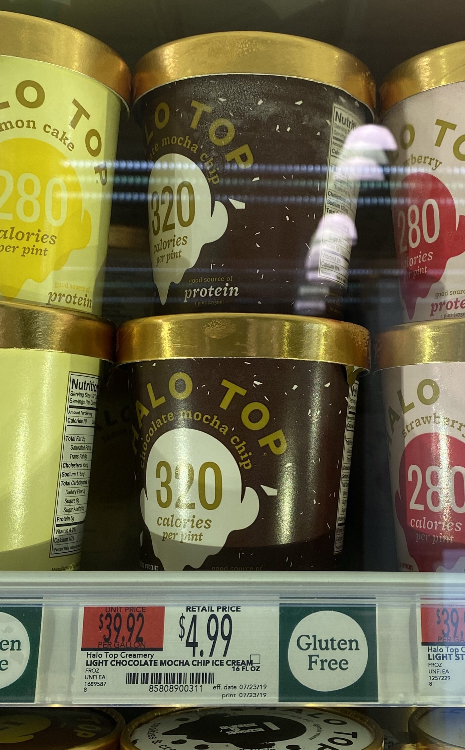 Chocolate mocha chip light ice cream - Product - en
