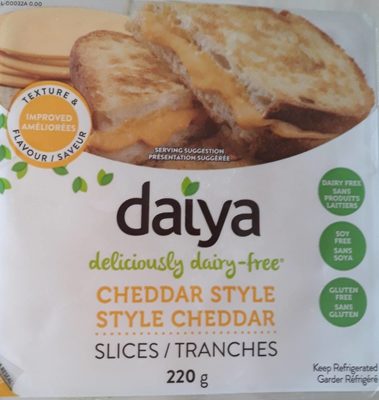 Deliciously dairy-free cheddar style - Product - fr