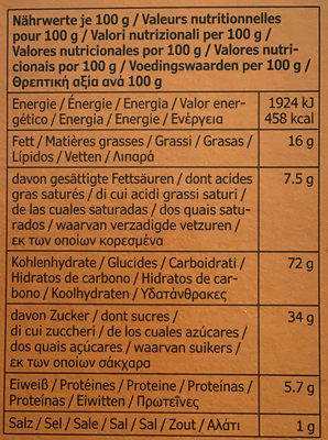 KAFFEREP Ginger Thins w Almonds - Nutrition facts - fr