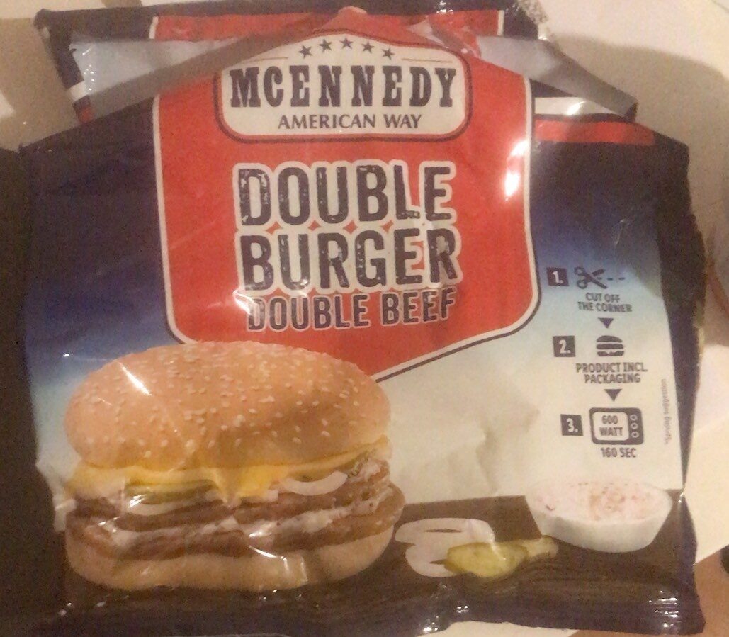 Double burger - Product - fr