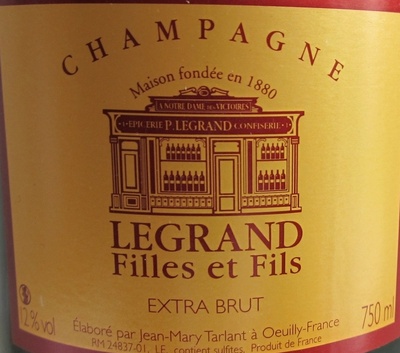 Champagne Extra Brut - Ingredients - fr
