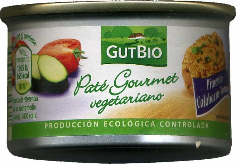 Paté vegetariano Pimiento Calabacín Tomate - Product - es